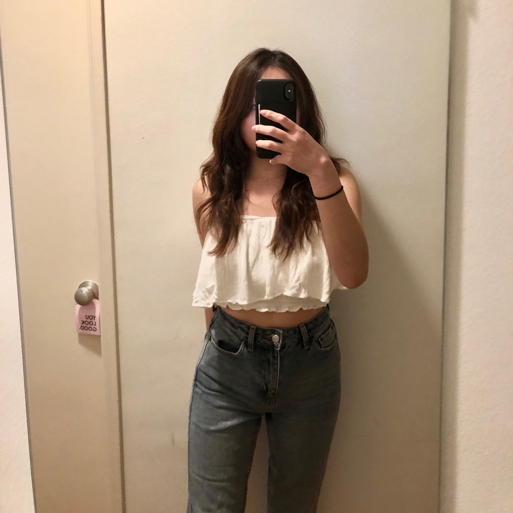 White tube top